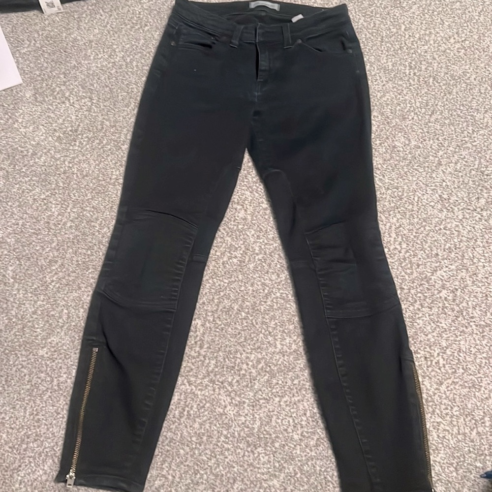 Madewell Skinny Skinny Zip Jeans Rebel Wash Size 27